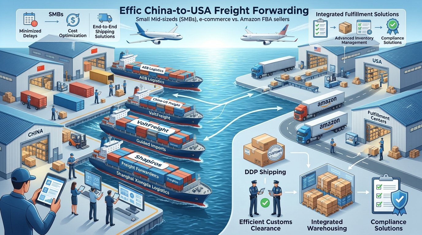 China to USA Freight Forwarding Top 7 Forwarders for Small and Mid-Sized Businesses